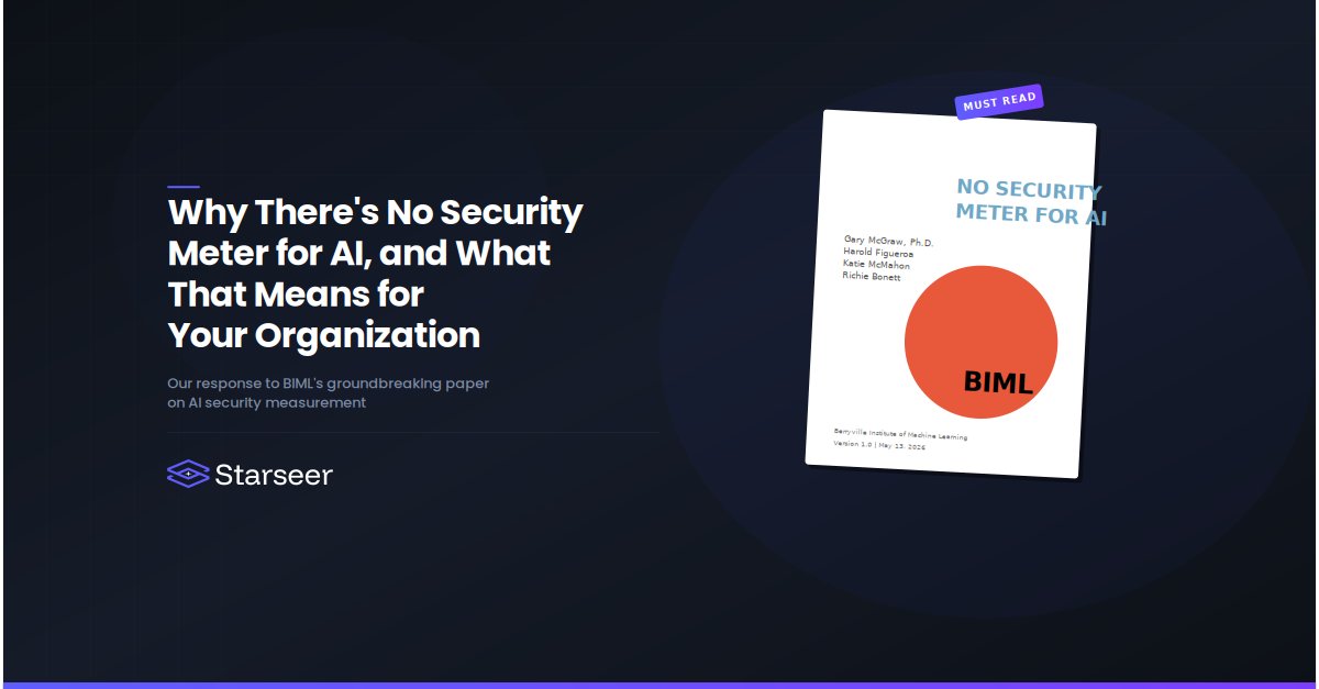 StarseerAI's tweet photo. "No Security Meter for AI" from BIML is the most important AI security paper this year.

Benchmarks don't measure security. Output monitoring misses threats by design. The only way forward is getting inside the model.

Starseer was built on that thesis. BIML's independent research just validated it.

Our takeaways: https://t.co/od3CNvFslY