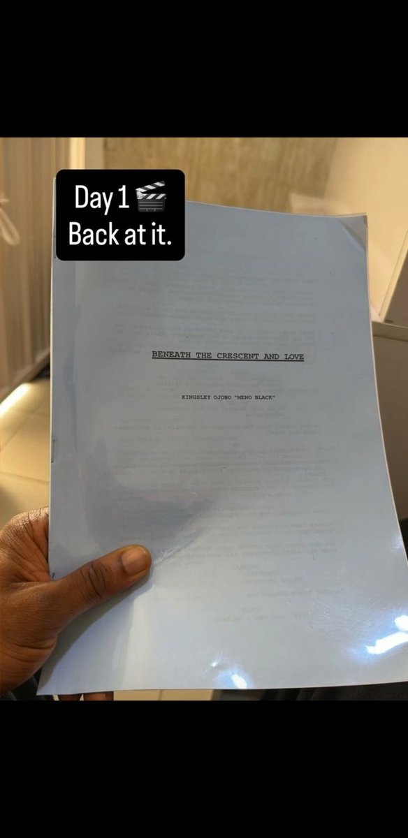 Uchechukwu146's tweet photo. Back again to work. Set life na water.
#BrightMorganTheActor
#BrightMorgan https://t.co/G76GIGhoT3
