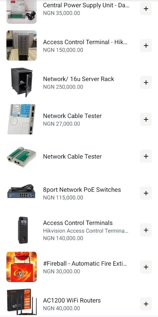 MidaserveNG's tweet photo. Products available in stock https://t.co/teQ4XkceYm and more

08102754724, 08128410762 
#SecurityMonday #MidaserveNG #Lekki #LekkiCCTVPro #BlueHATS https://t.co/x88xRbKZad