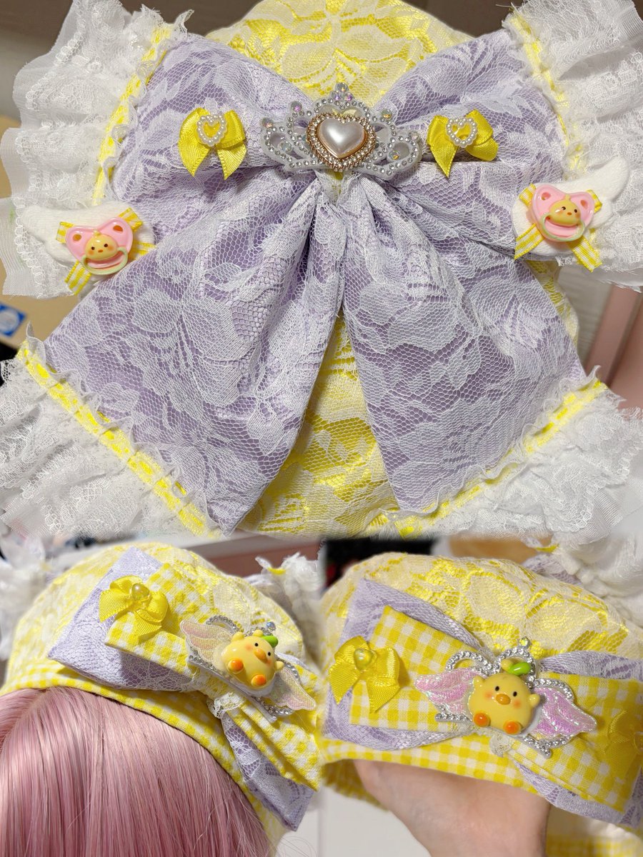 ⟡.·.🪡꒰ オーダー品完成のお知らせ ꒱🧵.·.⟡ リボンベレー帽