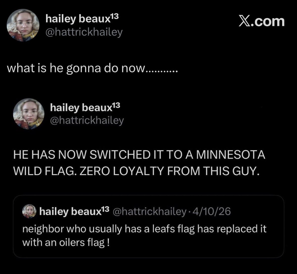 hailey beaux¹³ tweet media