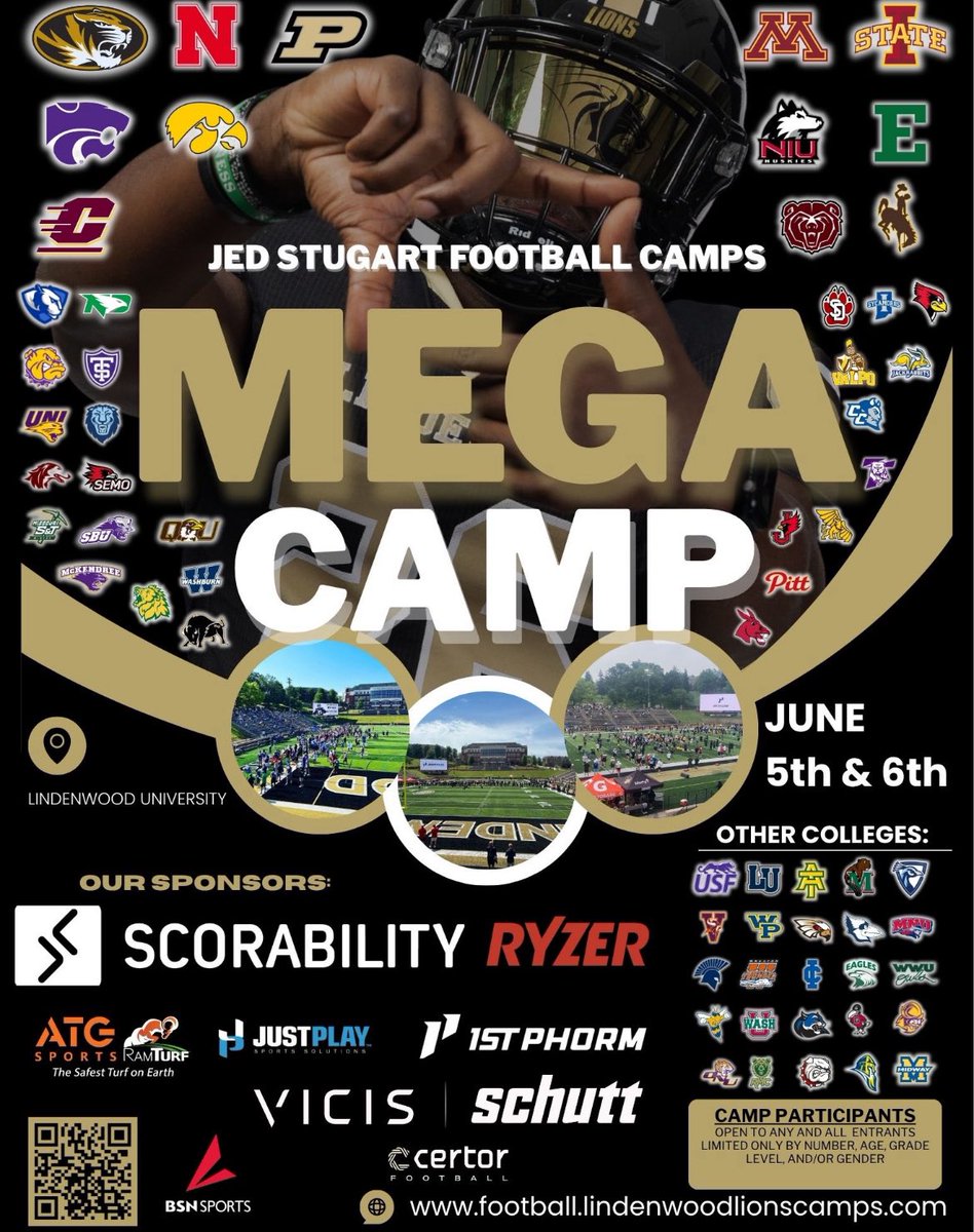 JeremiahH33__'s tweet photo. I am happy that I will be attending the Lindenwood Mega Camp June 6 @LindenwoodFB @LU_Lions https://t.co/S5YulTa1Aw