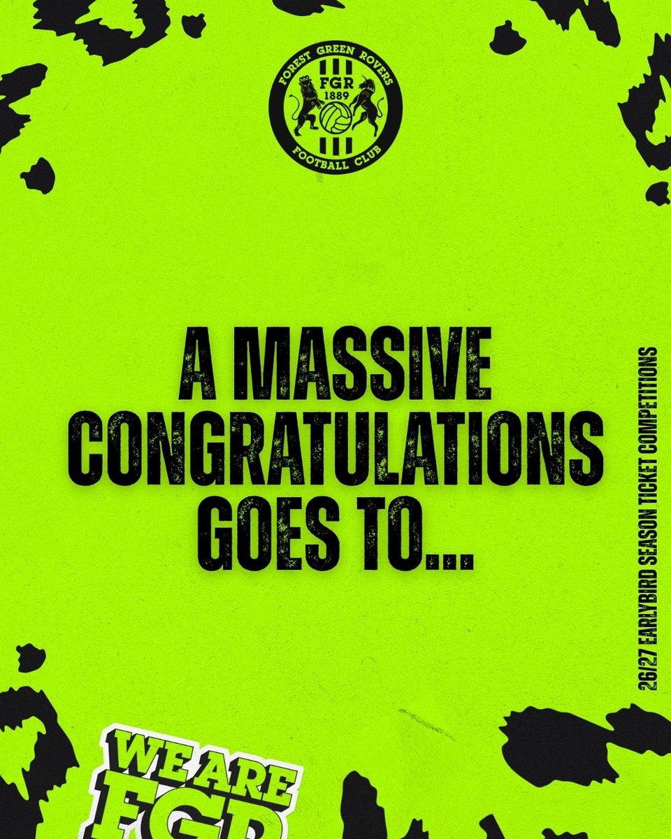 Forest Green Rovers tweet media