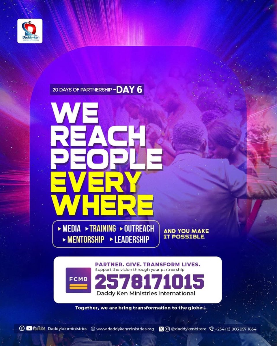 daddykenbitere's tweet photo. Through media, outreach, mentorship, training, and leadership, we are reaching people everywhere with the Gospel of Christ—and your partnership makes it possible.

#IHPC2026 #KingdomPartnership #DaySix #TheMission https://t.co/pe9XS9mQYL