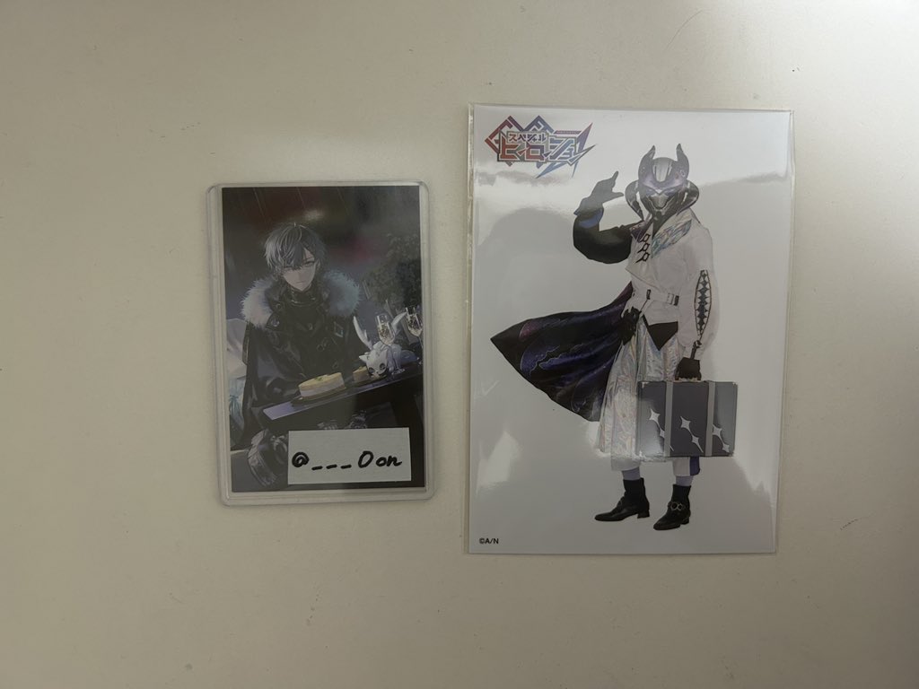 ___0on's tweet photo. @1【交換／譲渡】にじさんじフェス 2026 リアルヒーロー個別ブロマイド Dytica

譲⌇画像

求⌇IDの方 or 300/枚＋送料

郵送or都内手渡し。交換は一先ず現地購入される方のみで探しております。お気軽にお声がけ下さい。 https://t.co/pYfTAshnZn