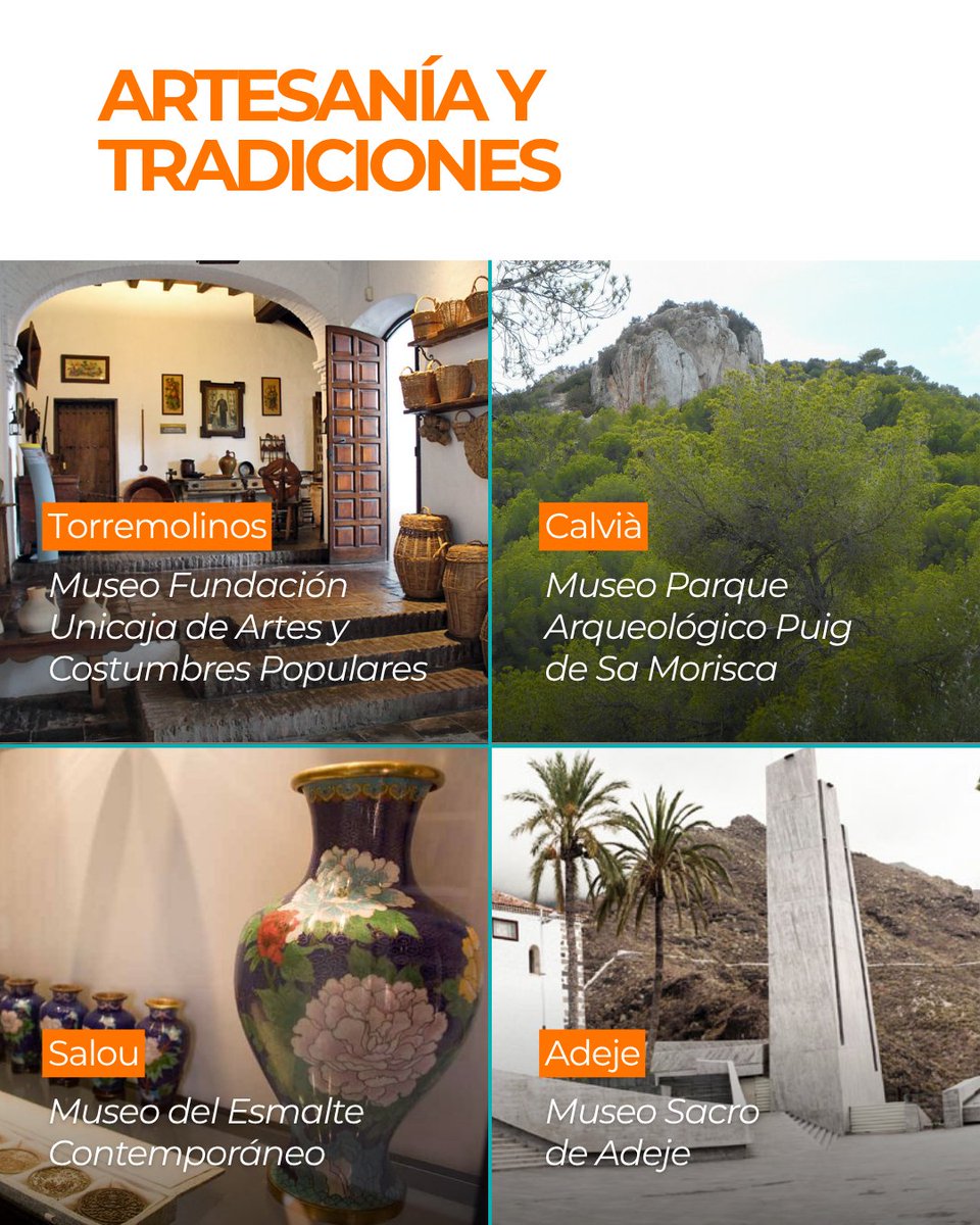 AMTSolyPlaya's tweet photo. Te invitamos a visitar los museos de nuestros ocho destinos, para que compruebes tú mismo que la #AMT es algo más que sol y playa. https://t.co/SpNuPfi6GI
