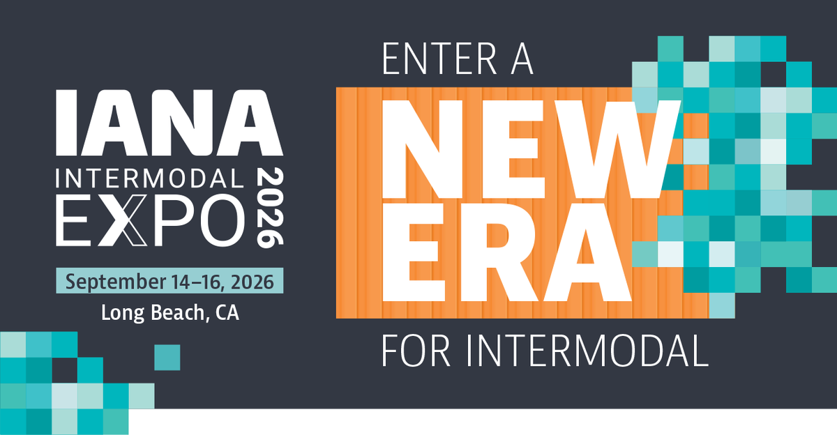 Intermodal's tweet photo. IANA welcomes these 2026 Intermodal EXPO Exhibitors.

DCLI: Booth #1423 @DCLItweets

FreightTracker: Booth #1633 @FreightTracker

#intermodal #IANAEXPO #intermodalsaves #intermodalefficiency https://t.co/Q9QwxMXpTj