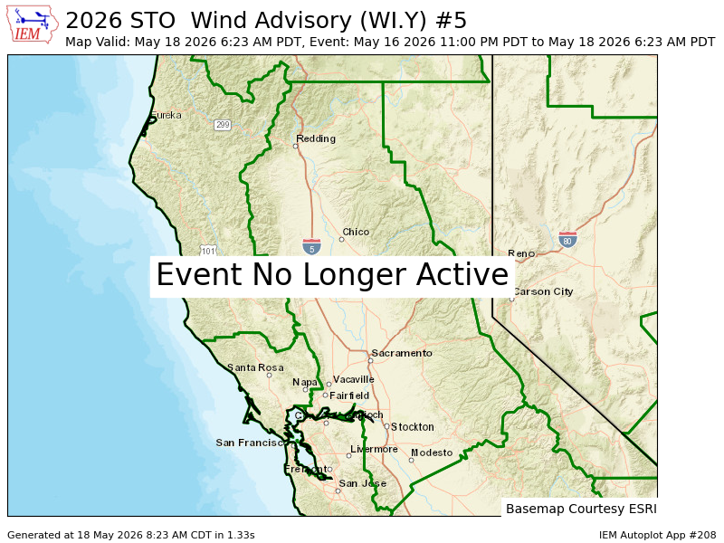 CalStormLover's tweet photo. STO cancels Wind Advisory for Central Solano County Including Fairfield and Vacaville, Central Yolo and Northeast Solano Counties Including Woodland and Davis, Sacramento County Delta, San Joaquin County Delta, Southwestern Solano County Including Val... https://t.co/KKIVlg15Da https://t.co/5moYifC5mG