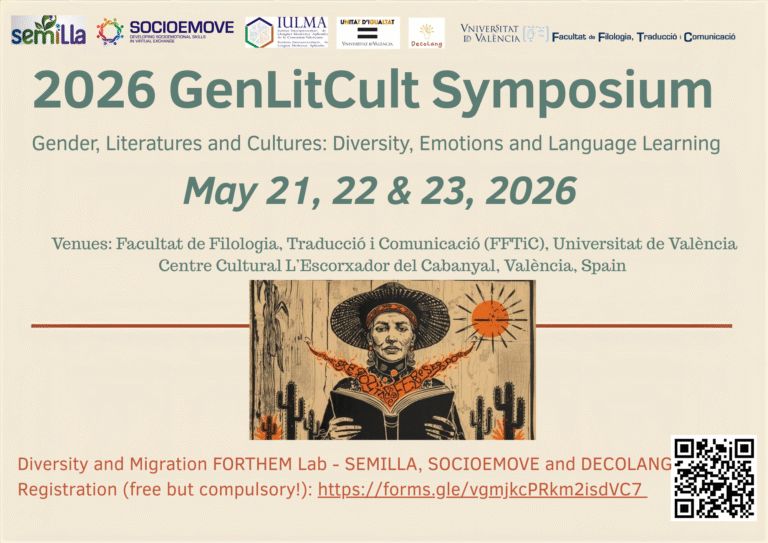 iulma's tweet photo. 📍 Presencial (FFTiC, Magisteri i L'Escorxador del Cabanyal) 💻 Online (Zoom i YouTube) 💰 Gratuït amb inscripció prèvia.
🔗 Programa i registre: https://t.co/Qk8L91e6Li
#GenLitCult2026 #Recerca #Gènere #Diversitat https://t.co/4PXwacJhGB