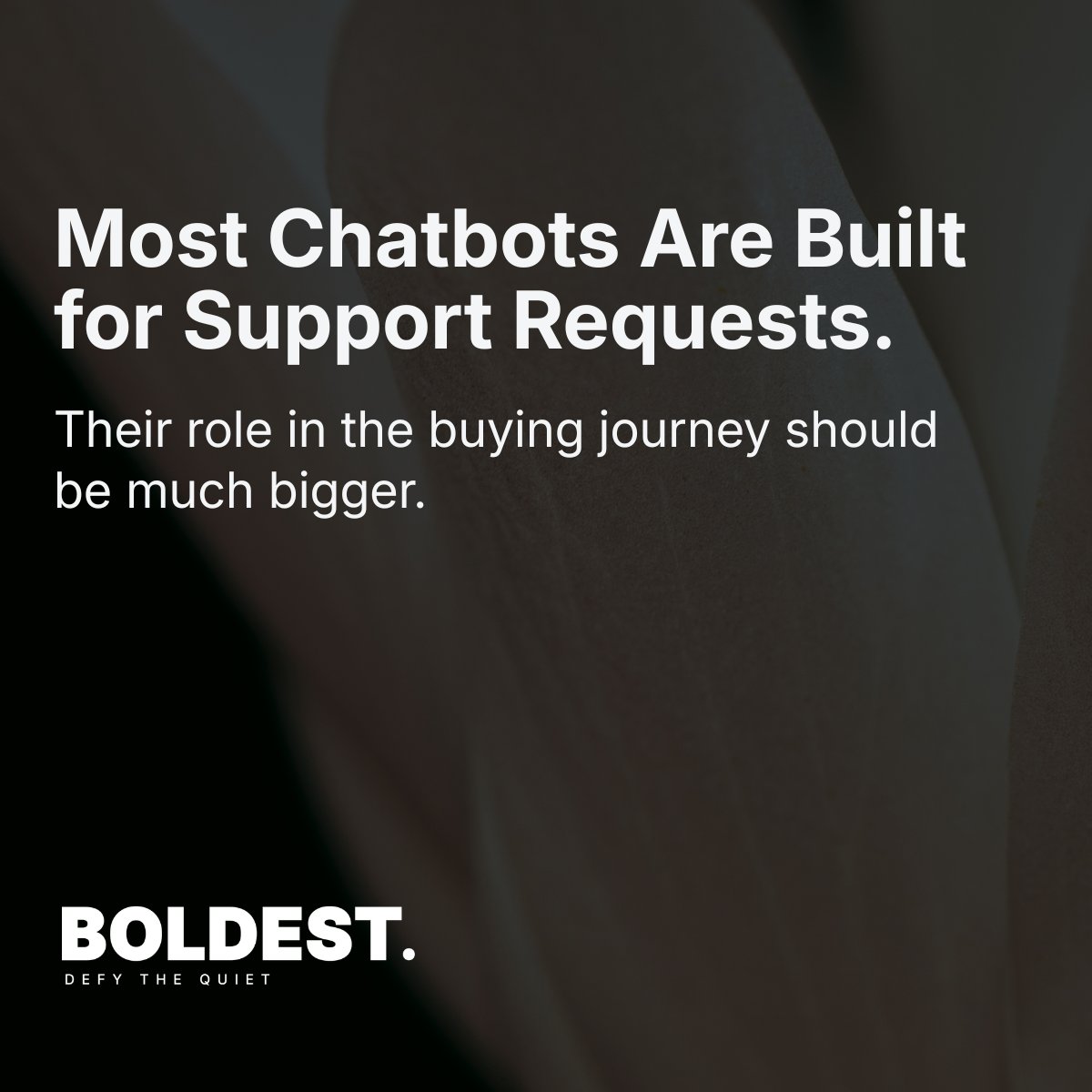 BoldestAI's tweet photo. Most chatbots are still built for support requests.

Customers should be using them to explore products and make buying decisions.

PathWay by BOLDEST is built for that shift.

https://t.co/R0piLxfeOz

#BOLDEST #Ecommerce https://t.co/ZpDLkppEwz