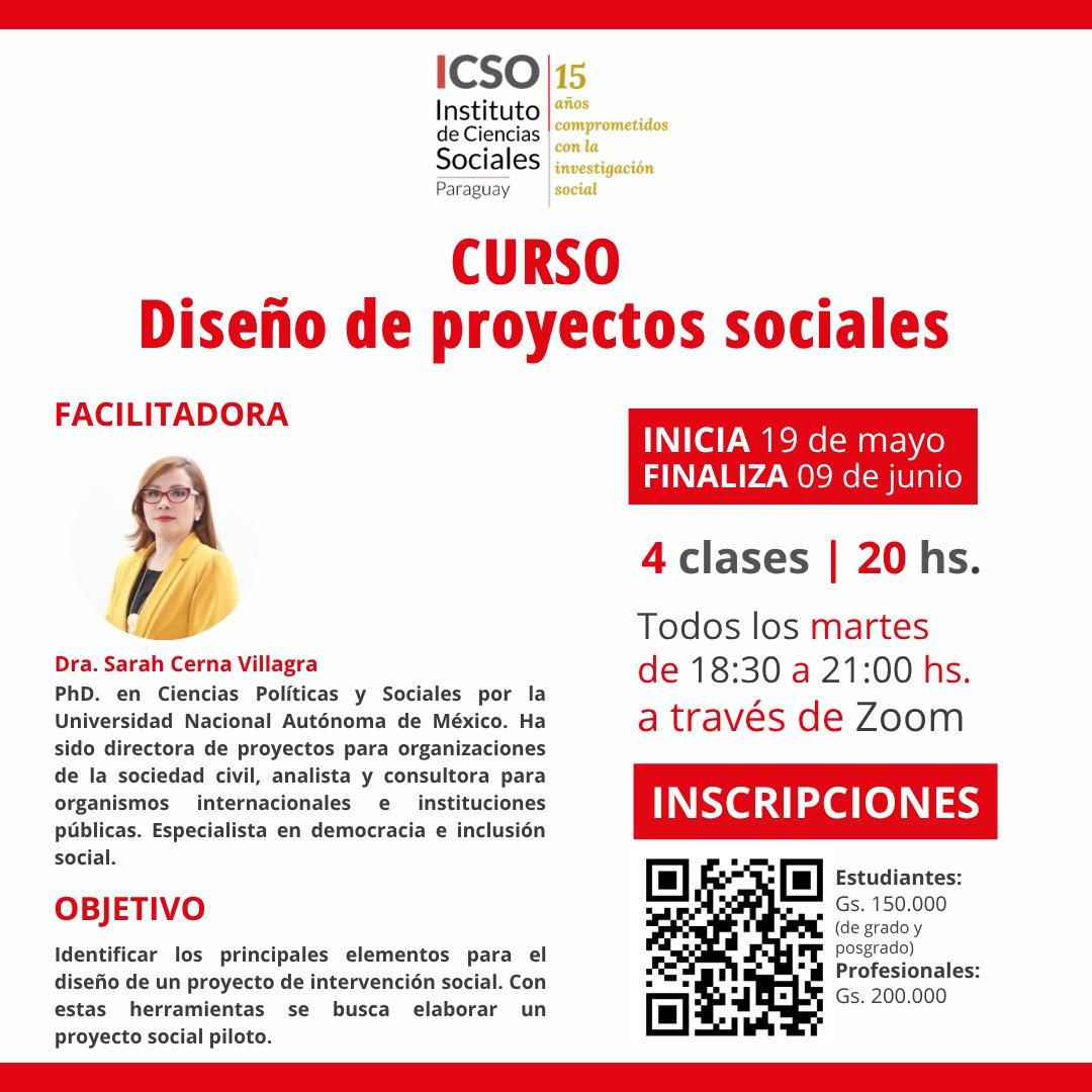 ICSO Instituto de Ciencias Sociales del Paraguay tweet media