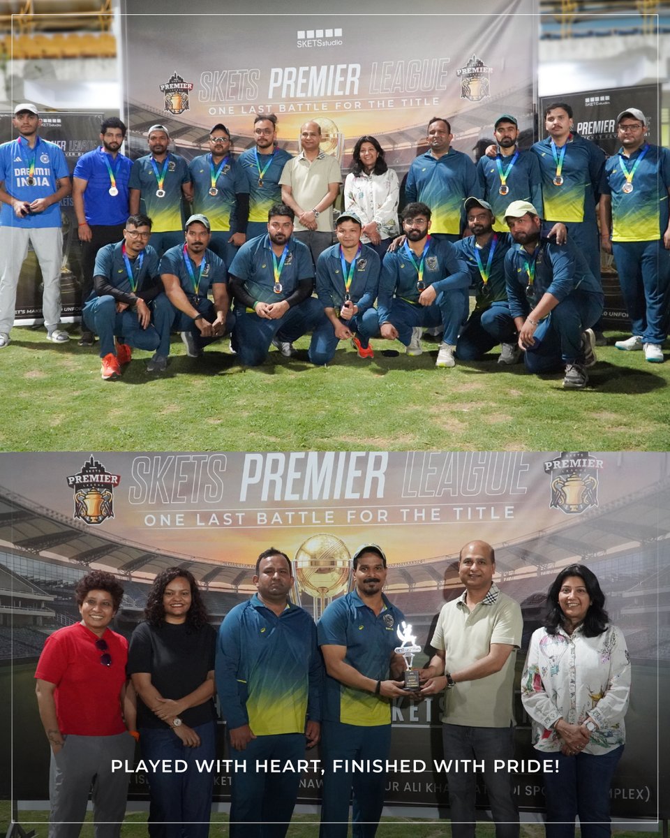 SketsStudio's tweet photo. 🏏🔥 WHAT A FINISH TO SPL 2.0! 🔥🏏

An unforgettable FINAL saw SKETS UNITED-XI defeat SNS-XI by 1 wicket in a last-ball thriller to lift the SPL 2.0 trophy! 🏆💥

From big hits to roaring cheers, this season was packed with passion, rivalry, and unforgettable moments. ⚡🏏 https://t.co/YC3LhvgxVm
