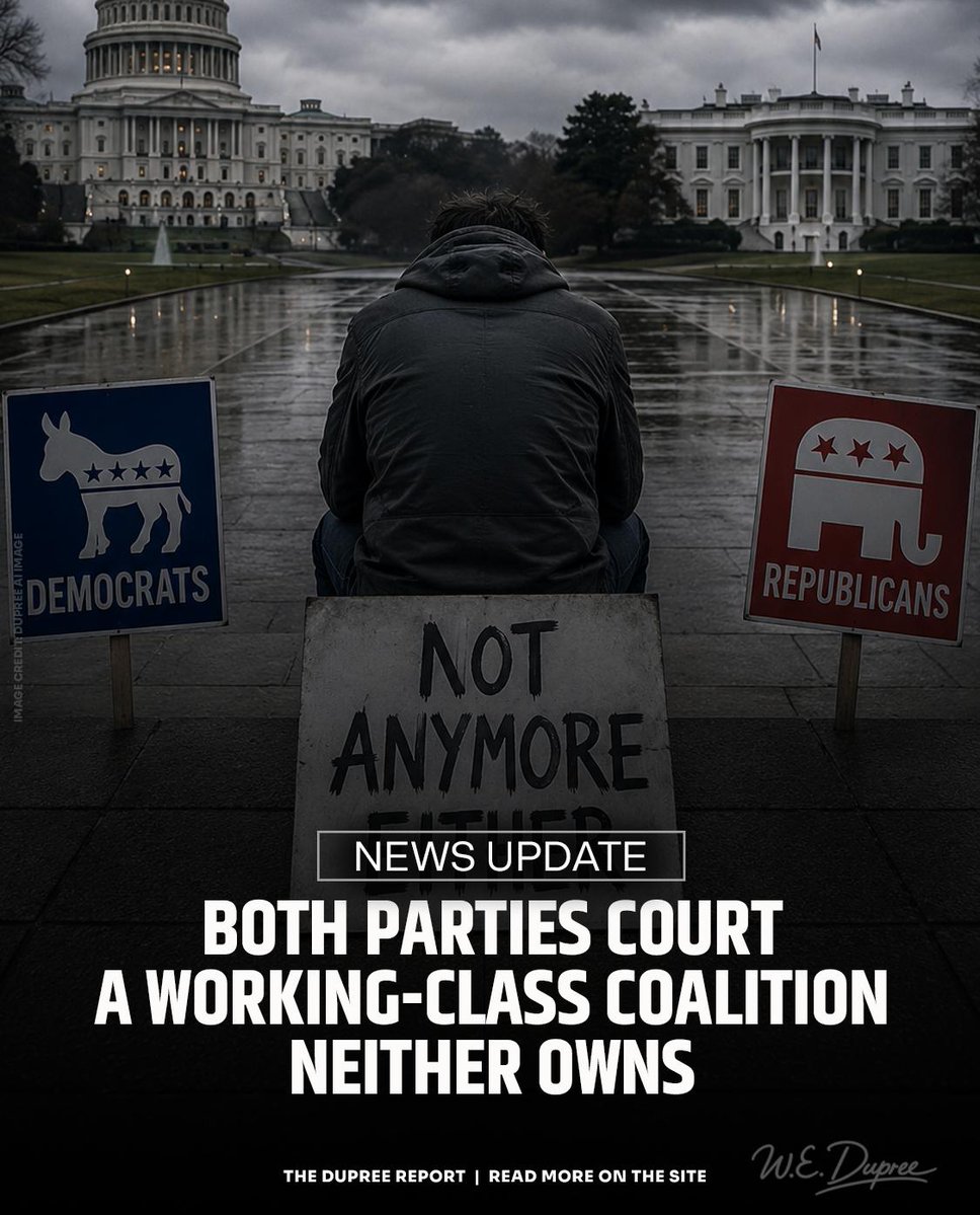 RealWayneDupree's tweet photo. ๐ณ๏ธ Pew confirmed it: 2024 non-voters broke for Trump, not Harris. The "high turnout helps Democrats" assumption is dead.
If the coalition that decided the election is the one neither party owns, who's actually offering them anything? #Realignment #TruthOverSpin https://t.co/51MHhaXU2R