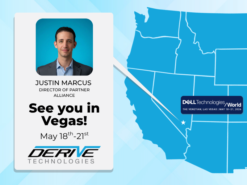 DeriveTech's tweet photo. Justin Marcus, Director of Partner Alliance at Derive, will be at Dell Technologies World 2026 (May 18–21, Las Vegas)! Drop us a message if you want to connect. https://t.co/IKnzBXetHb