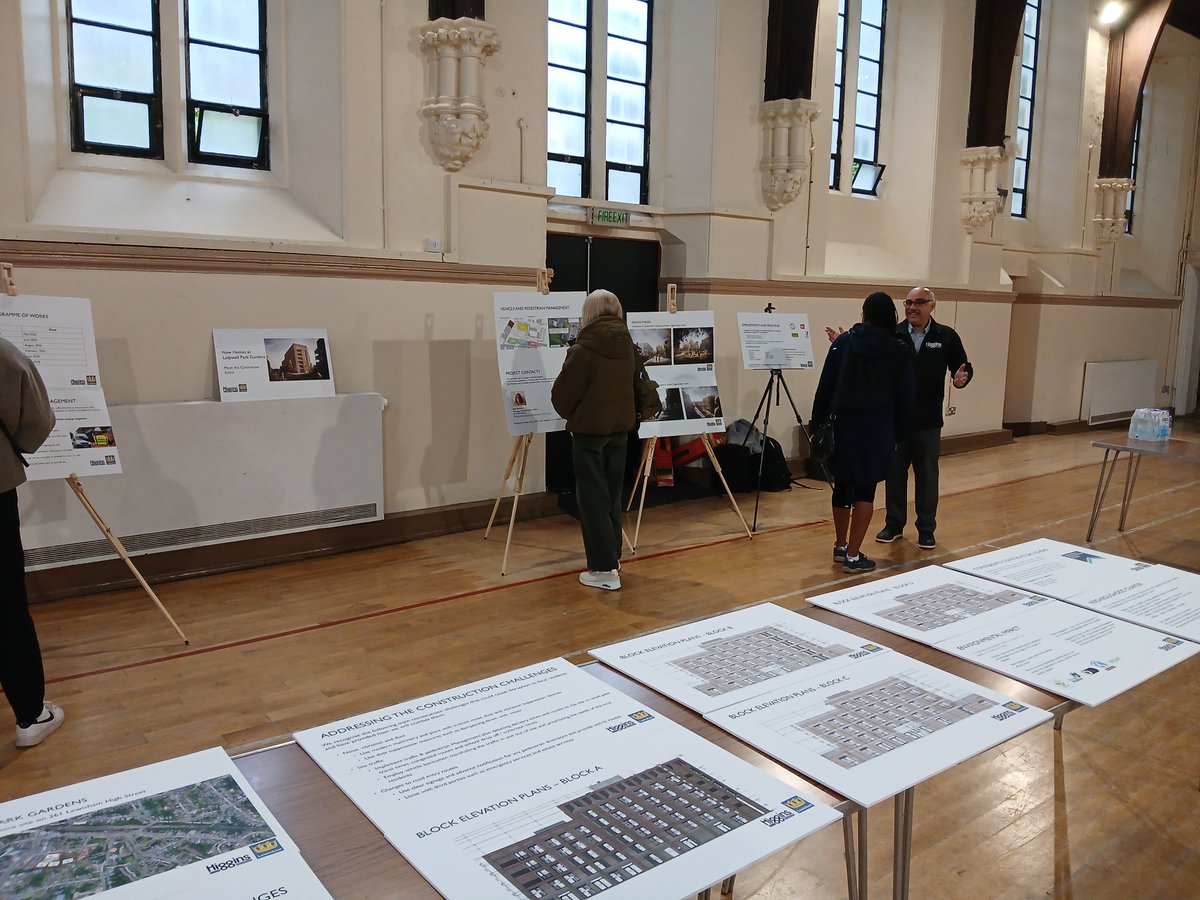 HigginsPartner's tweet photo. Last week, we held in-person and online Meet the Contractor events for Ladywell Park Gardens with @LewishamCouncil. The fully affordable scheme will deliver 102 new homes for local residents, alongside training and employment opportunities for the community. https://t.co/jV3oSNBQVF