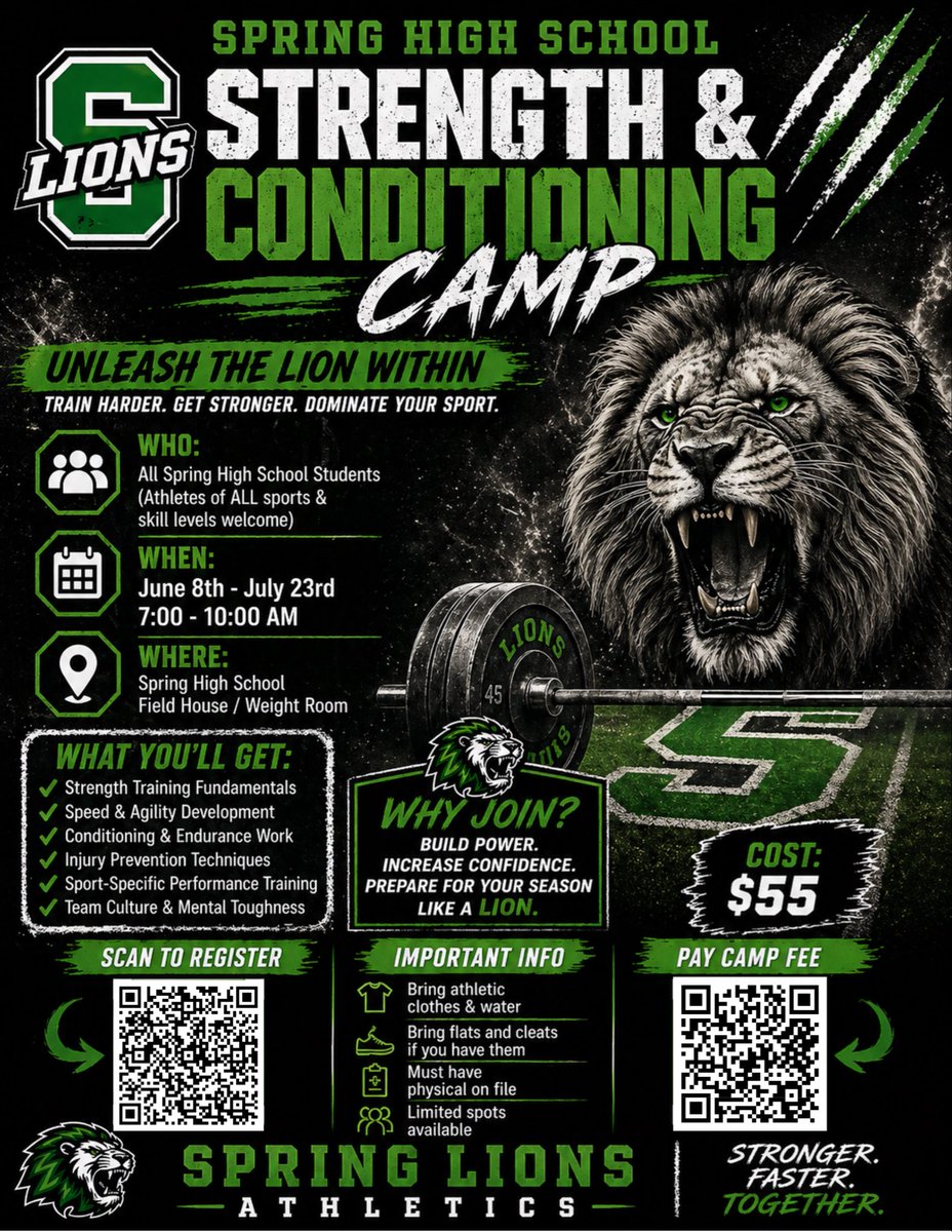 KaRonColemanSr's tweet photo. What you sow you will reap…register!
#springmade
#comehomespringlions https://t.co/PTRj4LWGke