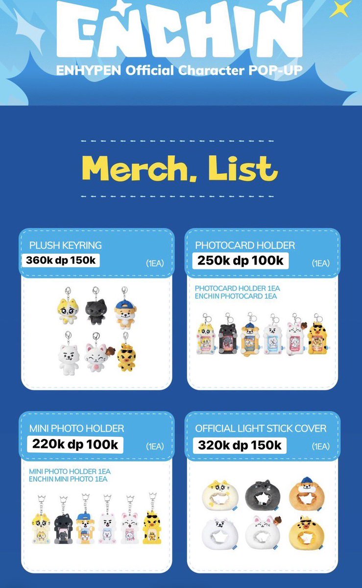 destijuha's tweet photo. [OPEN PO 🇰🇷]
ENHYPEN ENCHIN MERCHANDISE

🛒Online purchase on pict
💴 Harga sesuai di gambar
🛎️ ORDER WA/LINE/DM
🛒CLOSE PO = 5 JUNI 2026
📍Tangerang
✅ BOOKSLOT/DP/FULLPAY/CICILAN
✅ Estimasi bersih Ina 
❎ Exclude packing

GO LINE: https://t.co/HThMb84bJk https://t.co/wJsmYyr6Ez