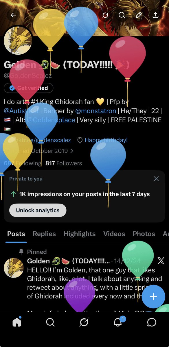 Golden 🐉🍉 (TODAY!!!!! 🎉) tweet media