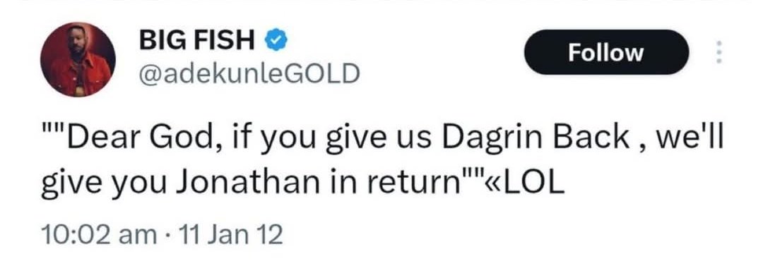 forehead01's tweet photo. @adekunleGOLD Yeye man, shey you are not seeing what's happening in Nigeria today, your tribalistic nonsense reasoning wouldn't let you talk against it. https://t.co/UTf1QKFn0Q