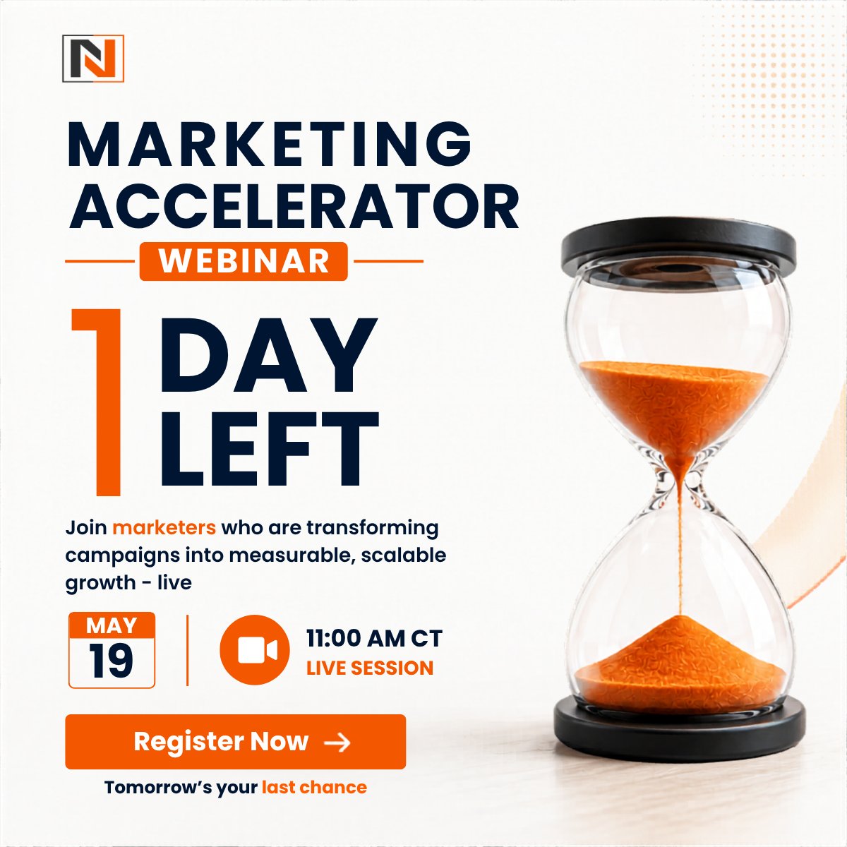 Nirvana_Lab's tweet photo. 1 day left. Are you in?

Tomorrow - 𝐌𝐚𝐲 19 at 11:00 𝐀𝐌 𝐂𝐓 - we'll be going live with the Marketing Accelerator Webinar, a purpose-built SEO &amp; Marketing tool for Liferay DXP.

Secure your spot now- https://t.co/k3WRh8yEnT

#Liferay #SEO #MarketingAccelerator #NirvanaLab https://t.co/SInP3LgqWu