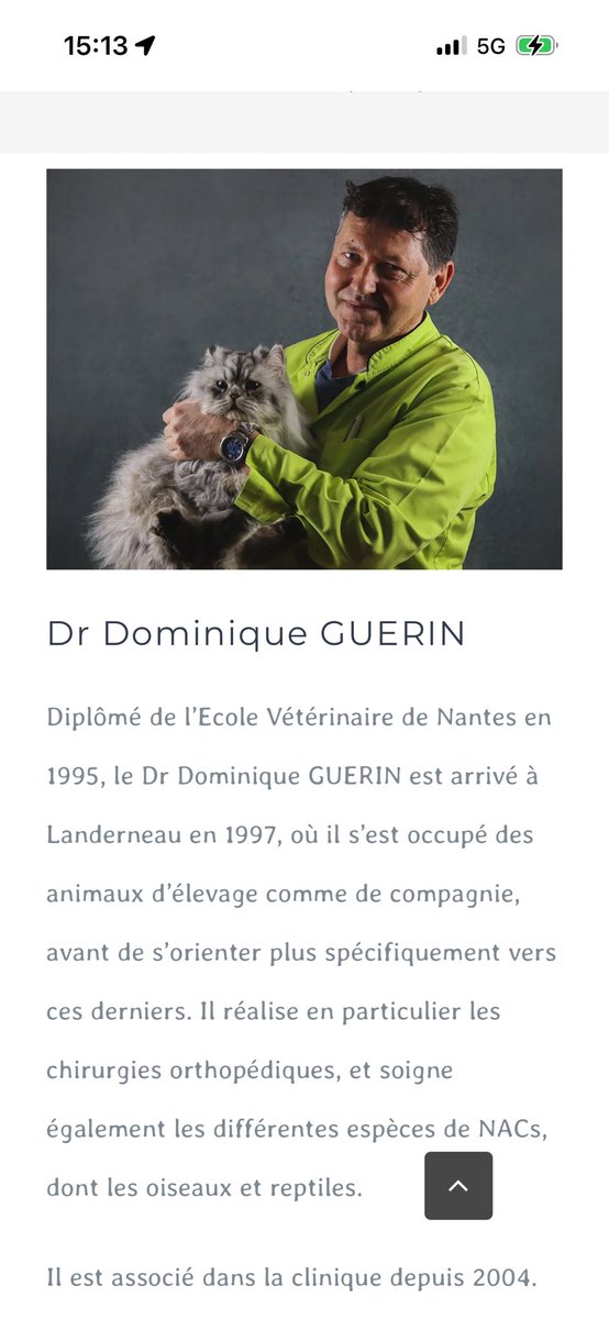 sylvie92958451's tweet photo. C’est ce vétérinaire qui a laissé mourir ce pauvre chat, et qui continue d’exercer sans aucuns états d’âme , pendant que le papa de ce pauvre Victor n’a plus que ses yeux pour pleurer. Merci de partager , et de le soutenir.😪💔🙏 https://t.co/dvbwrm5Z4n