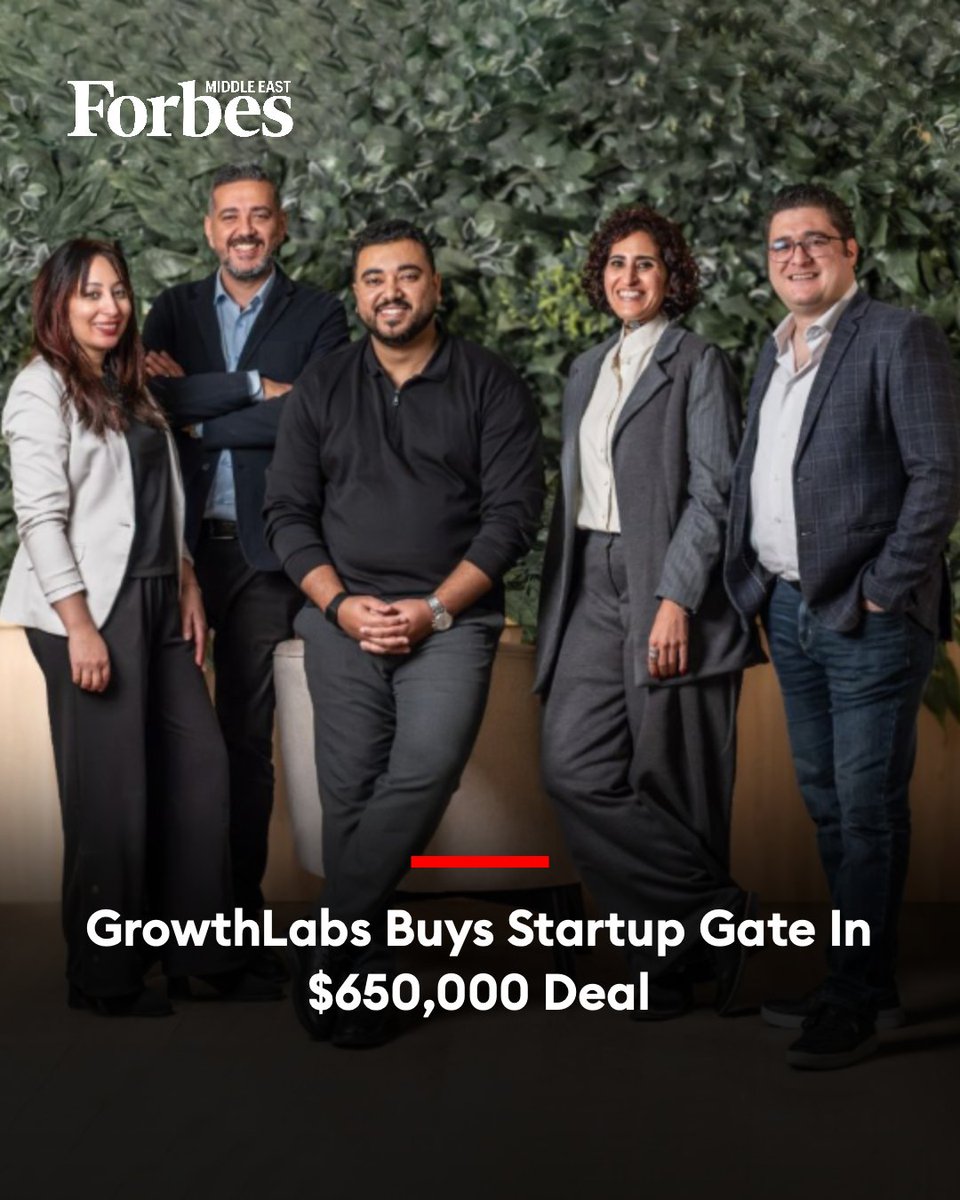 Forbes_MENA_'s tweet photo. Egypt-based GrowthLabs has acquired Startup Gate in a $656,000 deal to build the MENA region’s first unified digital infrastructure, designed to streamline the entire startup journey—from inception to investment.

#Forbes

For more details: 🔗 https://t.co/RUtNU4mSiE https://t.co/O1zYqRbsiq