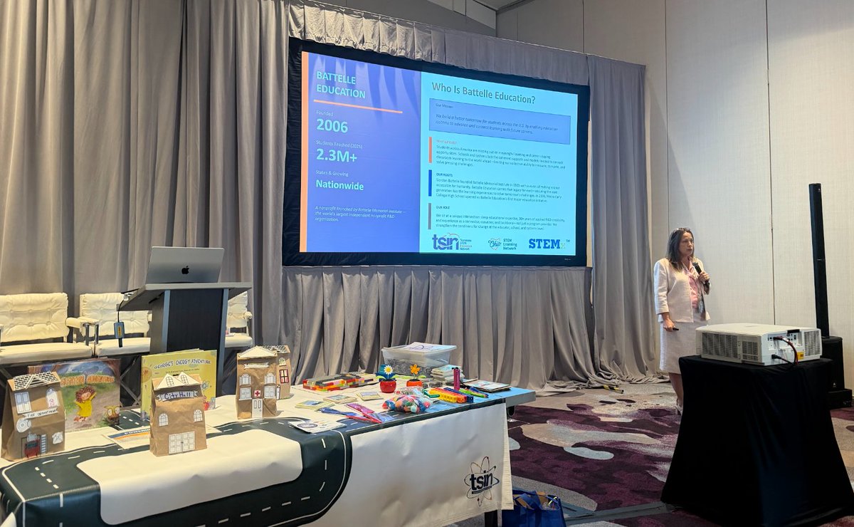 theTSIN's tweet photo. Great week at the NAYGN conference sharing our K–2 nuclear energy curriculum and classroom resources with hundreds of new nuclear professionals ready to do outreach in their communities.

Thank you to @NAYGN @UTKnoxville @Battelle @TNECD for making this project possible! https://t.co/gSJKTTJzVv