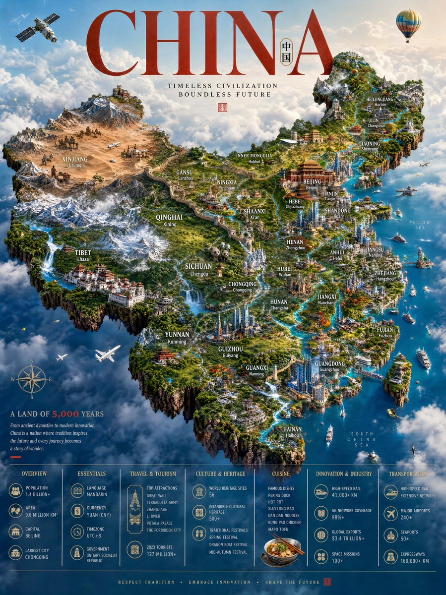 Strength04_X's tweet photo. Created this ultra-detailed world map of China using GPT Image 2 on @yapper_so 

Prompt 👇🏻 https://t.co/rNh4mQD65A