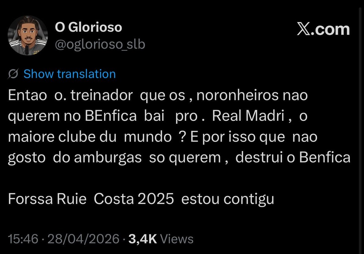 O Glorioso tweet media