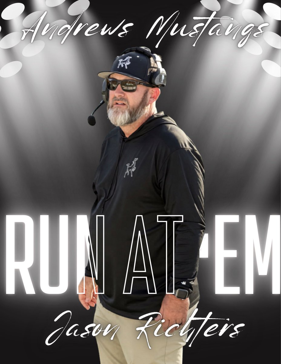 Andrews_ISD's tweet photo. Andrews ISD is proud to announce Coach Richters the next Head Football Coach of the Andrews Mustangs. 🏈 https://t.co/1mEv3N8jgc