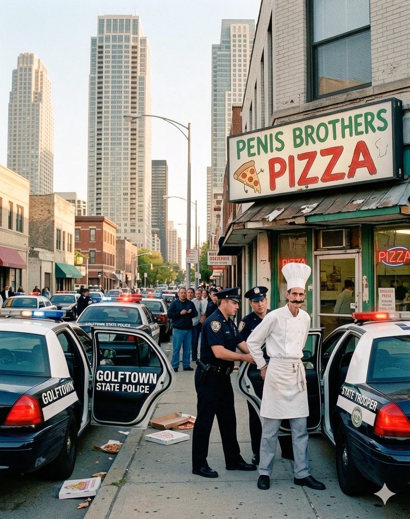 Republicofmase's tweet photo. THE CARTEL FALLS. 🚨
The full network is exposed. The 'Penis Brothers' have been taken into custody for their horrific crimes in Golftown.
You think you can operate a sick syndicate in my Republic? Think again. The kitchen is closed permanently. Justice will be swift. ⚖️🪓 #tromd https://t.co/2JHN9bg0ND