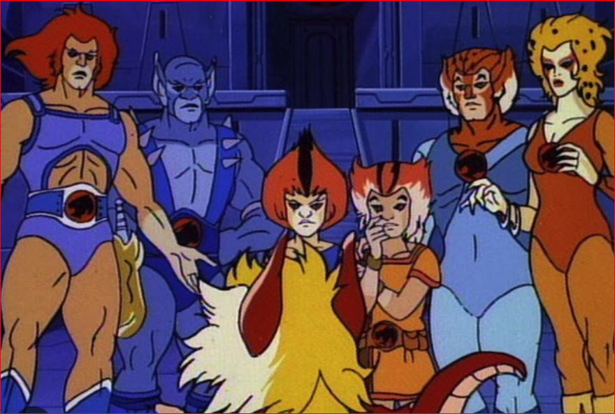 paketore's tweet photo. @Rainmaker1973 They are the ThunderCats :P https://t.co/c7IPmVFt19