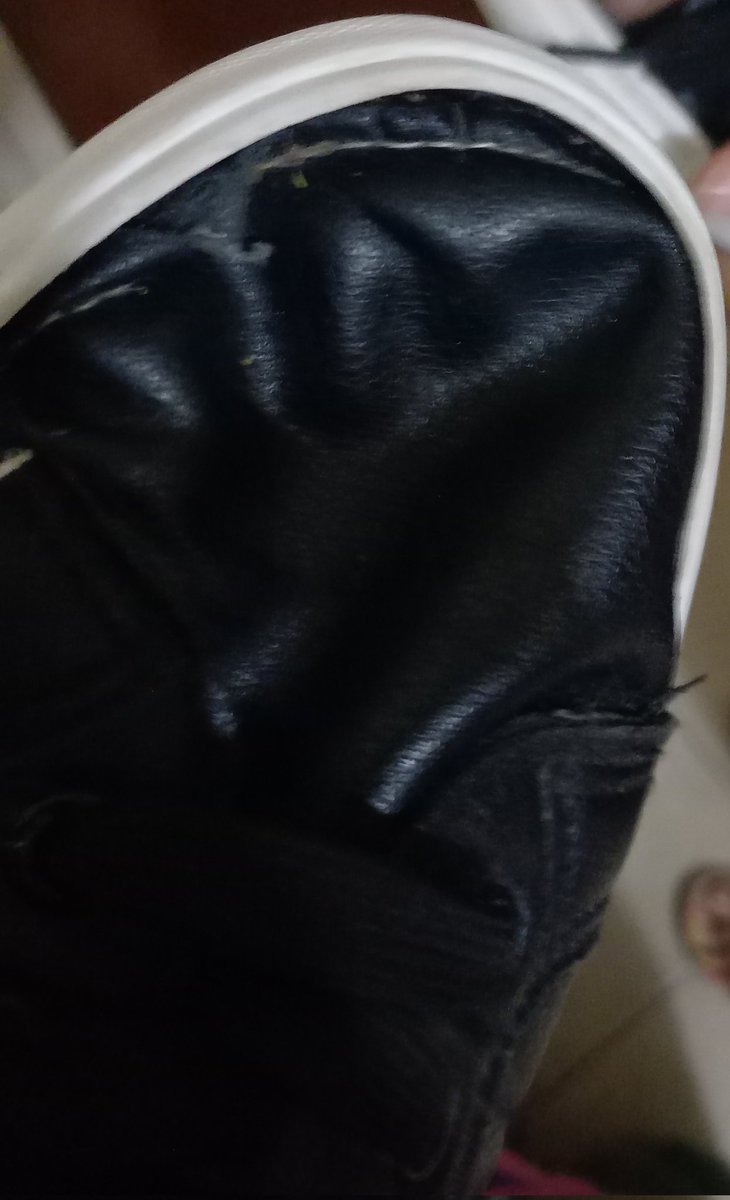 aads01's tweet photo. @wendyknowler Bought a pair of tekkies from @PicknPay . use it 2 times a week only for 30min and in 3 months time its completely torn apart.  No response from @PicknPay . can i get an exchange/ voucher? https://t.co/Gld75d0wqg