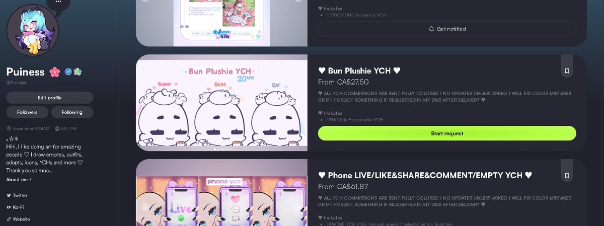 Puinessa's tweet photo. bunbun plushie YCH for a cutie 💜, you can grab yours on my vgen ✨ https://t.co/yyUjPcyHxK