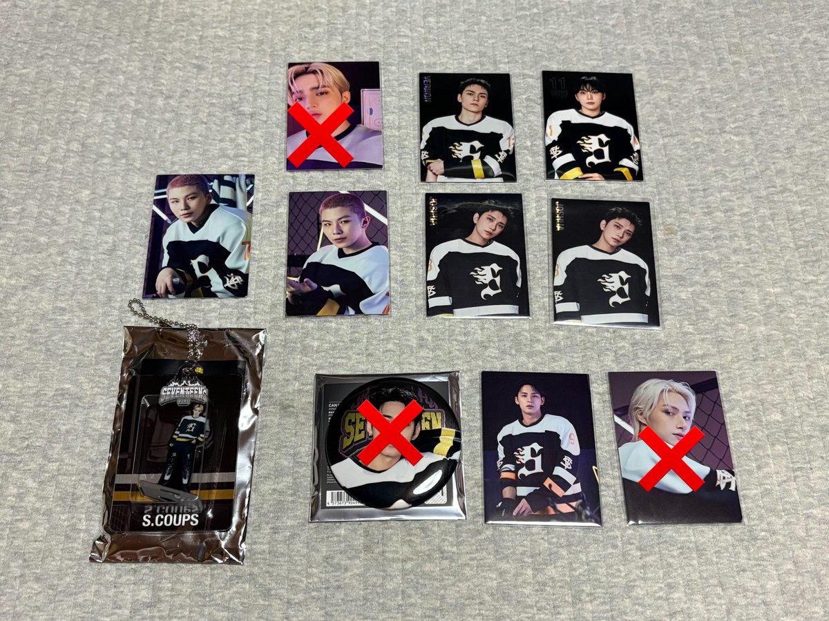 nrny_j's tweet photo. SEVENTEEN セブチ home 2025 トレカ アクリルキーホルダー 交換

求：ドギョム

譲：エスクプス、ジョシュア、ウジ、ミンギュ、スングァン、バーノン

京セラ（5/23）交換希望、郵送🉑
まとめて交換してくださる方優先します！
ご連絡お待ちしております🙇🏻‍♀️ https://t.co/GXFXr2Exfp