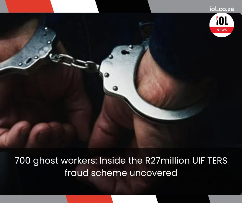IOL's tweet photo. The Department of Employment and Labour has welcomed the arrest of three Mpumalanga suspects accused of orchestrating a R27 million COVID-19 TERS fraud scheme involving more than 700 fake employees.
#TERS #FraudArrest #EmploymentAndLabour #COVID19Relief #JusticeSystem #SouthAfricaTravel
Read on https://t.co/IINAAvmgNv
