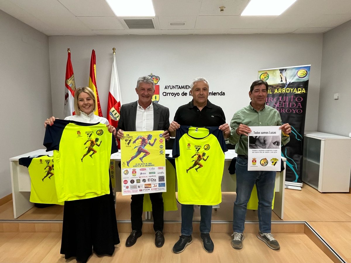 AytoArroyo's tweet photo. 👟 La @ArroyadaTrail regresa este domingo con el reto de alcanzar los 500 participantes y con tres pruebas en el cartel 👇🏻

⛰️ Trail 25k
🗻 Trail 15k
🏃🏻 Ruta senderista

📝 Inscripciones @LaSendaDeArroyo y online aquí 👉🏻 https://t.co/5MRzNCsmij

🔗 https://t.co/sYV7thQZcE https://t.co/I0kFVY9v5Y