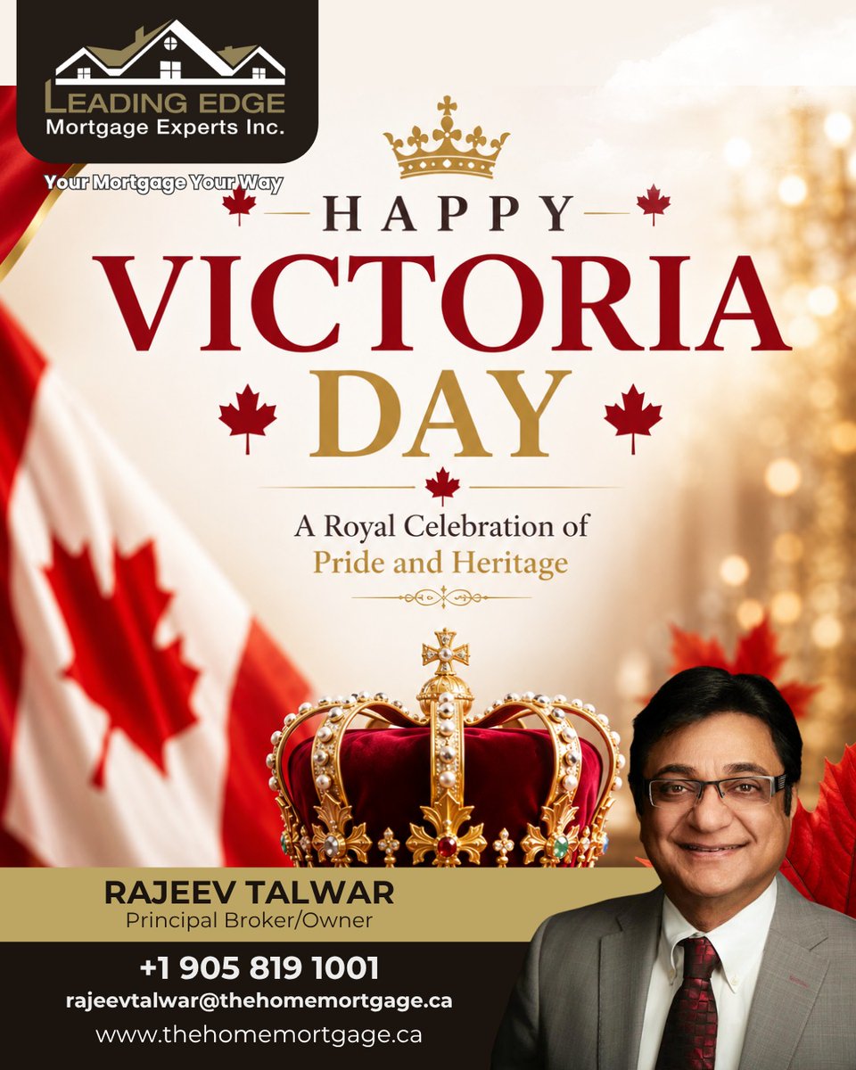 LeadingEdgeM's tweet photo. Happy Victoria Day! 🇨🇦

Wishing you and your family a wonderful Victoria Day filled with joy, relaxation, and meaningful moments together. 

#HappyVictoriaDay #MayLongWeekend #VictoriaDayCelebration #CanadaCelebrates #ThankYouForYourSupport #CustomerAppreciation #FamilyMoments https://t.co/lIZ6uDPDoc