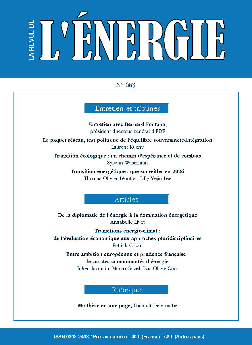 RevuedelEnergie's tweet photo. Le nouveau numéro de la @RevuedelEnergie est paru ! Commandez-le sur https://t.co/KlIDFUXEpU ou abonnez-vous sur https://t.co/2fUKVtshOk. https://t.co/c5A1KELjXi