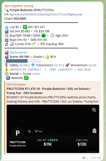 Xoo_Fi's tweet photo. Another 2.6x 
Joint my Telegram channel for free signal. https://t.co/noy9OkRH05