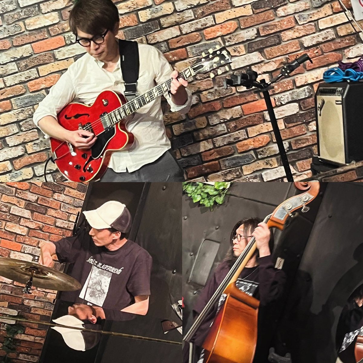 bass_daisuke's tweet photo. 大久保ドルチェビータJAZZセッションでした！

今日は平日なのにたくさん遊びに来てくれて、色々な組み合わせが楽しめました。

普段やらないような曲も多く、聴きごたえもバッチリでした。

ありがとうございました！

次回は6/8同じメンバーで待ってます！ https://t.co/fE7fccxLYJ