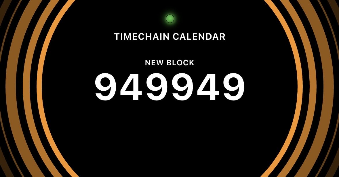 Timechain Calendar tweet media