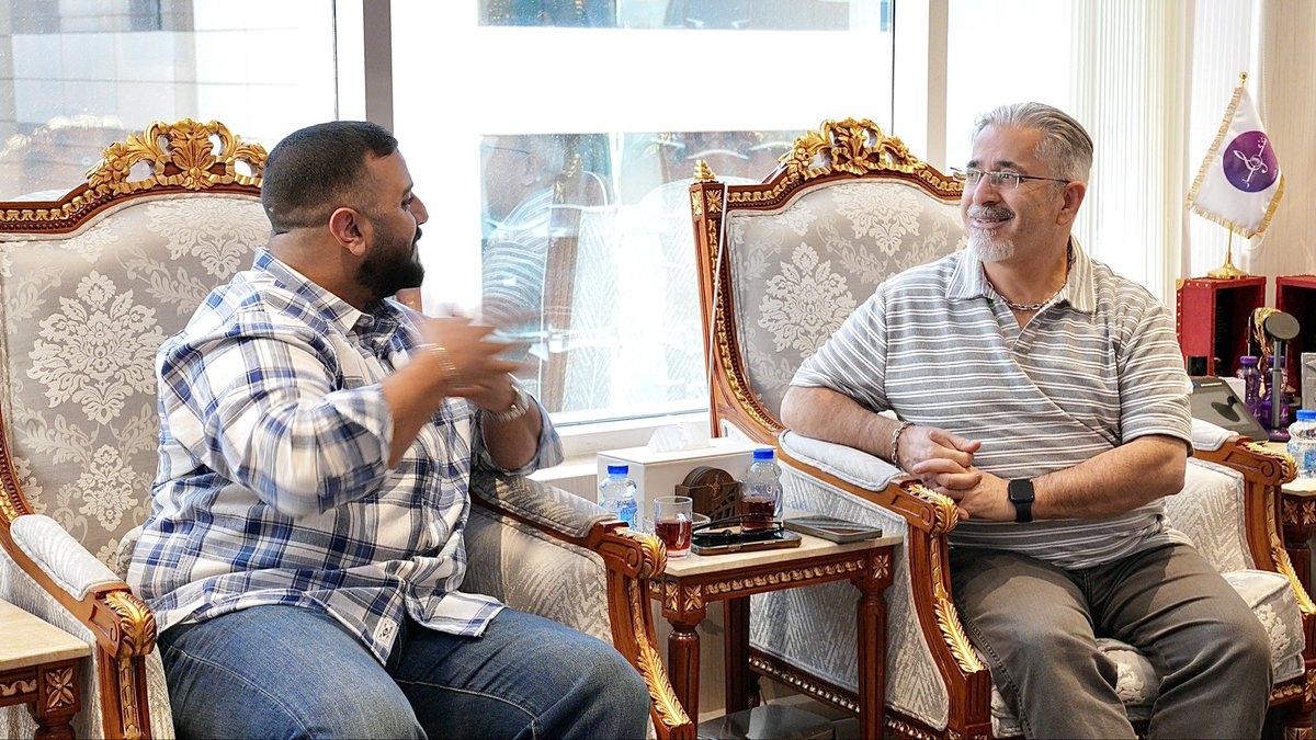 Tethkarfm's tweet photo. جانب من زيارة الناشط الإعلامي والمؤثر  #عمر_المناصير لمقر واستديوهات إذاعة تذكار FM.

تشرفنا بهذه الزيارة الشائقة والحديث عن كواليس العمل الإذاعي والإعلامي.

#قطر #تذكار_اف_ام #الاردن #ضيوف_تذكار https://t.co/YWsGZ84Yfz