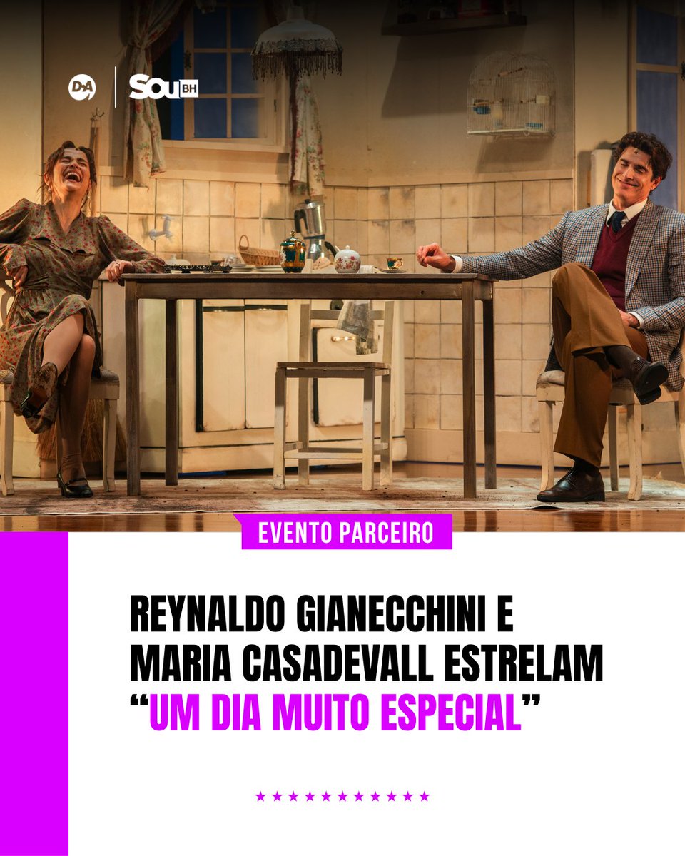 eusoubh's tweet photo. Reynaldo Gianecchini e Maria Casadevall estrelam peça “Um dia muito especial”

https://t.co/1XMYQoLj3u https://t.co/BhgWixiXkz