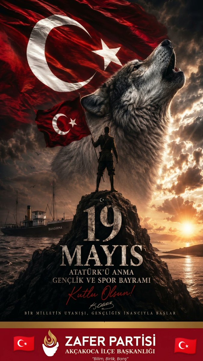 gokturkesra06's tweet photo. "Bütün ümidim gençliktedir."

#19MayısAtatürküAnmaGençlikveSporBayramı https://t.co/Fwk5yq7gQJ