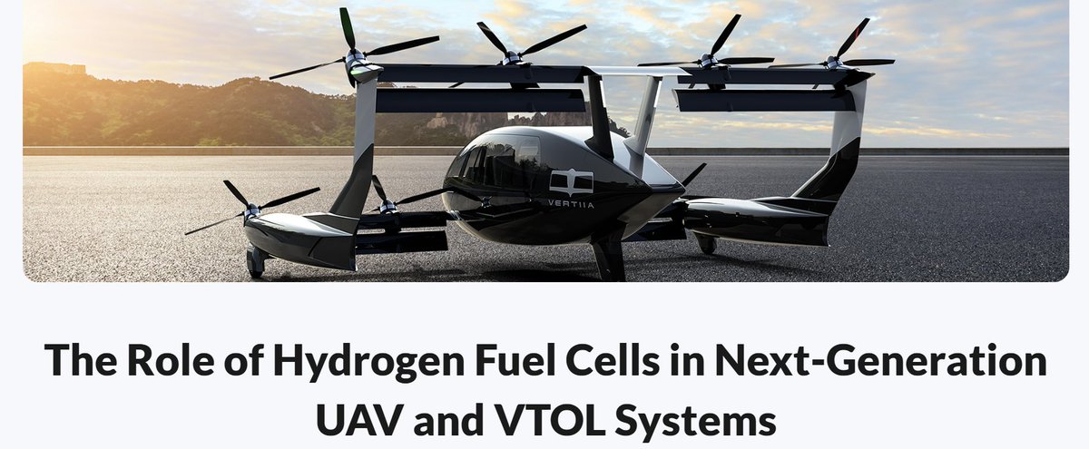 FCHEA_News's tweet photo. #fuelcells and #hydrogen are helping UAVs fly longer with more power, quick refueling, and quiet operation - read how FCHEA members are leading innovation in this sector.  @PowerCell_Group @DoosanMobility @AirCoNYC @luxfercylinders 
https://t.co/5fC8W5V2vS https://t.co/sl0QOY55Rk