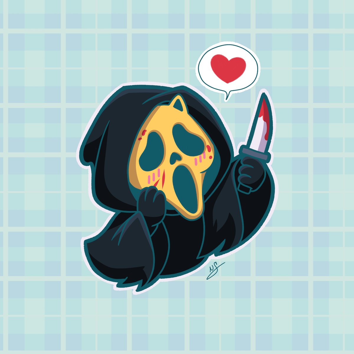 NarikoAS's tweet photo. #VGenCode #VGen #fanart #digitalart #illustration #gameart #digitalartist #gamingart #artcommunity #artinspiration #animevibes #cuteart #dbd #DeadbyDaylight #Ghostface #DBD https://t.co/BFaVFdMugA