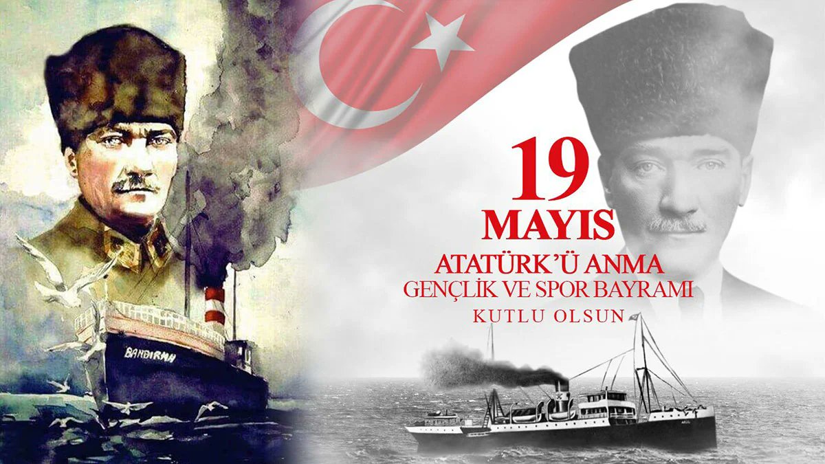 selcukozdag's tweet photo. Kurtuluş Savaşımızın ilk adımının atıldığı, milletimizin bağımsızlık ve özgürlük meşalesini yaktığı 19 Mayıs 1919’un 107. yıl dönümünü büyük bir gurur ve minnetle kutluyoruz.

Gazi Mustafa Kemal Atatürk’ün Samsun’a çıkarak başlattığı bu kutlu mücadele, milletimizin azim ve kararlılığıyla zafere ulaşmış; bağımsız Türkiye Cumhuriyeti’nin temelleri atılmıştır.

19 Mayıs, yalnızca bir tarih değil; inancın, cesaretin, birlik ve beraberliğin simgesidir. Atatürk’ün gençliğe armağan ettiği bu anlamlı gün, geleceğimizin teminatı olan gençlerimize duyulan güvenin de en güçlü ifadesidir.

Başta Gazi Mustafa Kemal Atatürk olmak üzere, istiklalimiz ve vatanımız uğruna can veren tüm kahramanlarımızı rahmet, minnet ve saygıyla anıyoruz. Ruhları şad olsun.

19 Mayıs Atatürk’ü Anma, Gençlik ve Spor Bayramımız kutlu olsun. 🇹🇷
#19Mayıs1919 #19MayısGençlikveSporBayramı