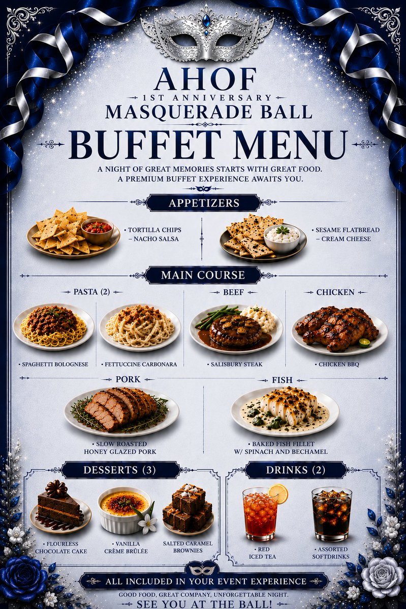 AHOFOHA_TWOH's tweet photo. Celebrate AHOF’s 1st Anniversary with a premium buffet experience made for FOHAs who deserve nothing but the best. 

Click the LINK below to register:

https://t.co/VMjK51foSq

Special Thanks to our Media Partners:

Philippine Concerts
CETV Philippines
When In Manila 

#AHOF https://t.co/iaA5X9GfZ5