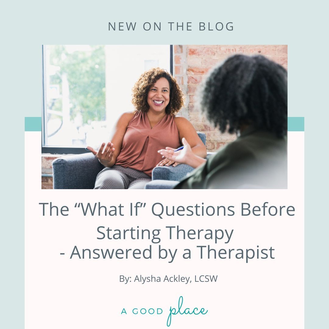 a_GoodPlace's tweet photo. If you’ve ever had anxiety before starting therapy, you’re not alone. Therapist Alysha Ackley, LCSW answers some of the most common “what if” questions people have before session one. 💛

Read here: https://t.co/n1DalPcWoi

#MentalHealth #Therapy #Anxiety #SelfCare https://t.co/eV4JHUCfFG